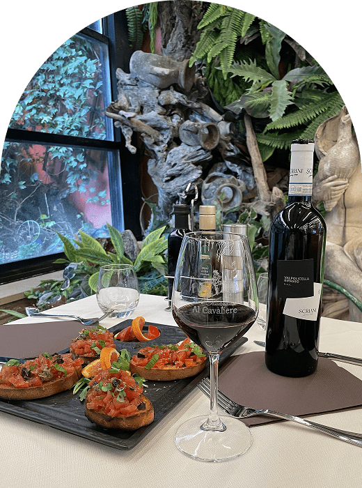 Wine pouring over a dinner table